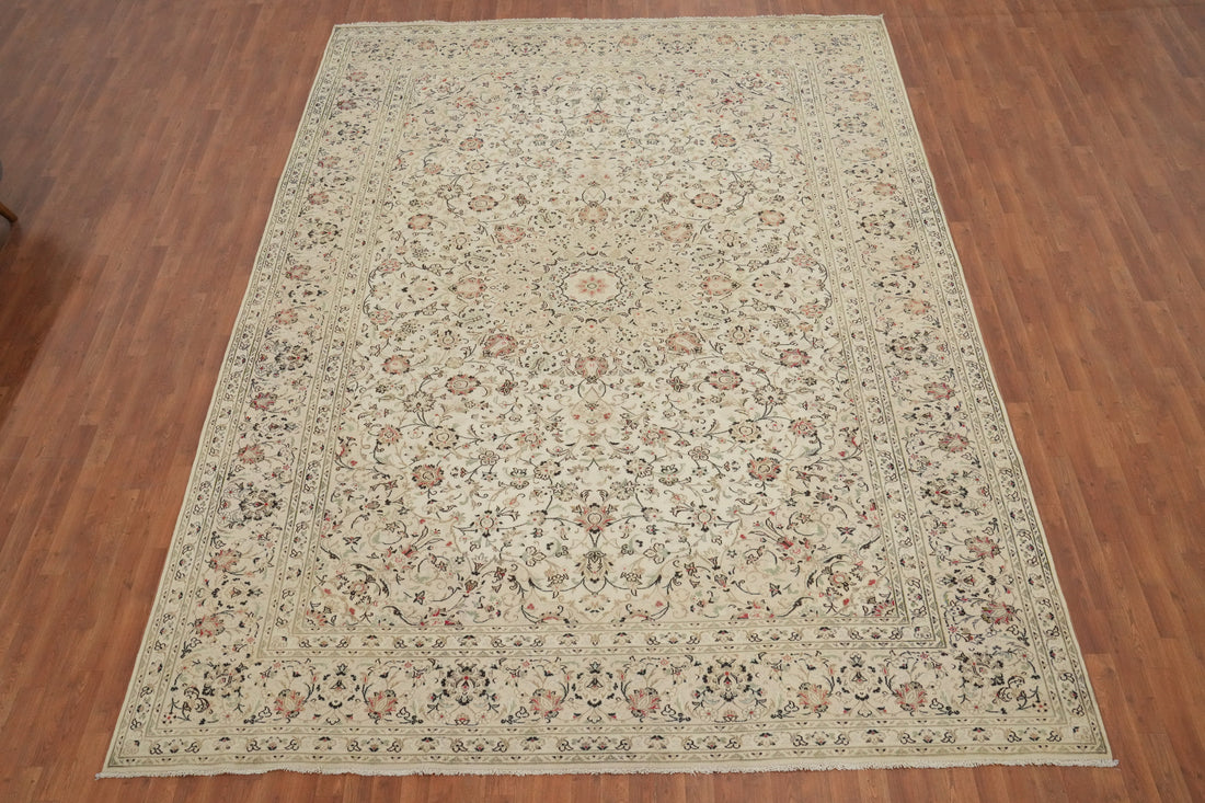 Traditional Wool Kashan Persian Area Rug 10x13