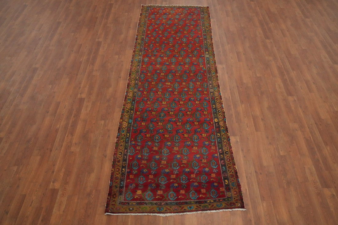 Handmade Wool Tabriz Persian Runner Rug 3x10
