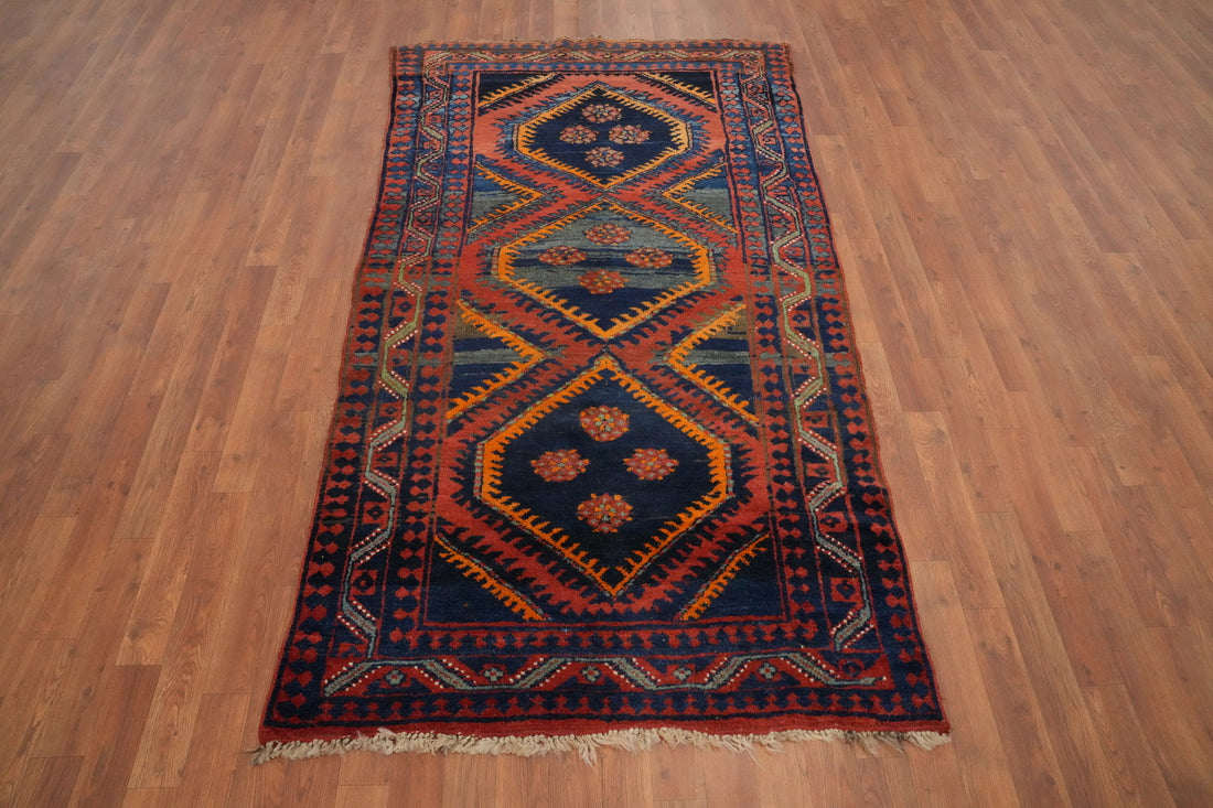 Geometric Sirjan Persian Rug 4x7