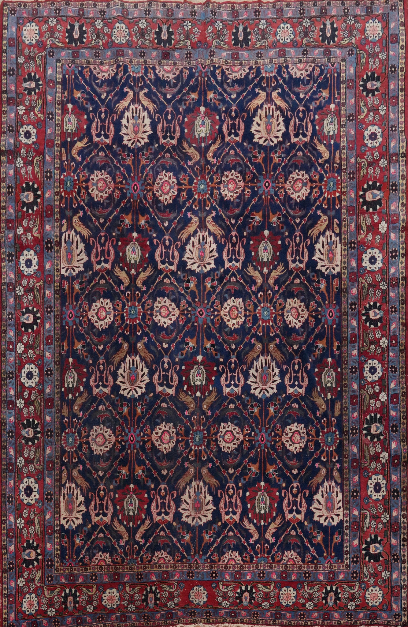 Vegetable Dye Isfahan Persian Area Rug 8x11