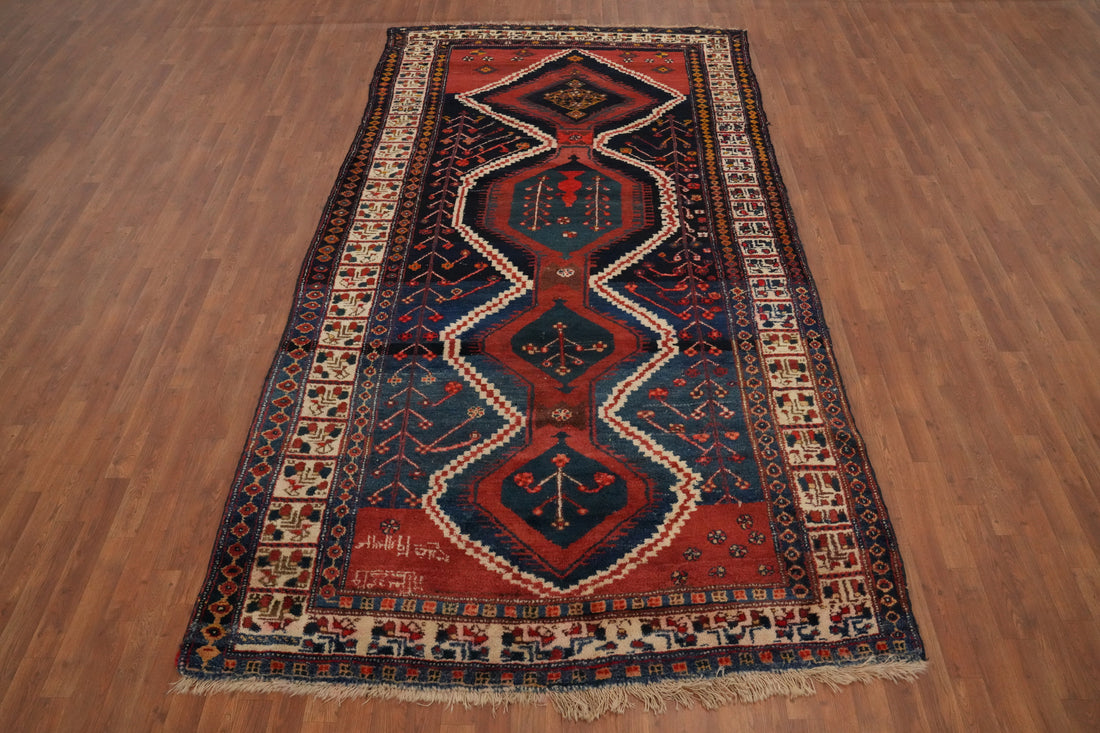 Vegetable Dye Bakhtiari Persian Area Rug 6x11