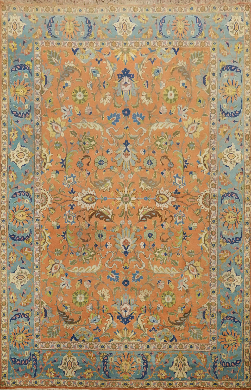 Vegetable Dye Tabriz Persian Area Rug 9x13