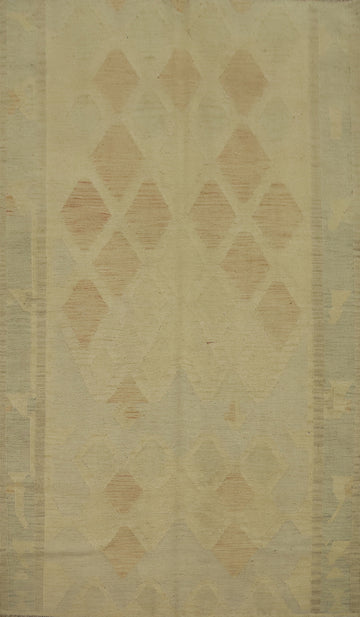 Geometric Kilim Handwoven Area Rug 5x8