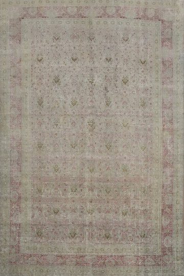 Antique Vegetable Dye Mahal Persian Area Rug 9x12