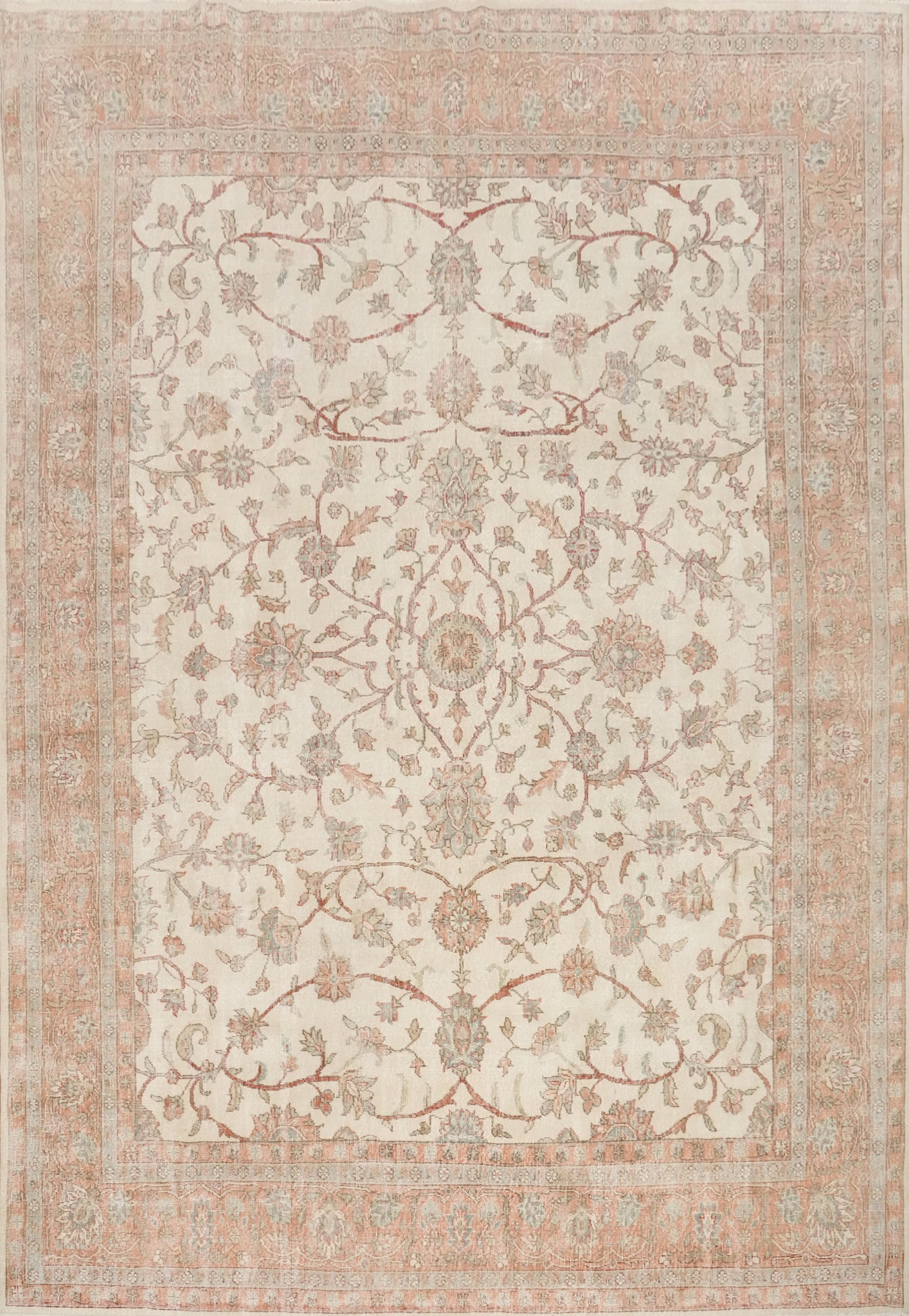 Vegetable Dye Tabriz Persian Area Rug 9x11