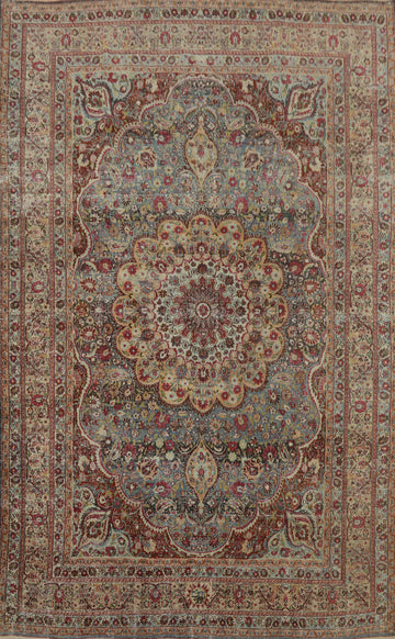 Pre-1900 Vegetable Dye Dorokhsh Persian Area Rug 7x10