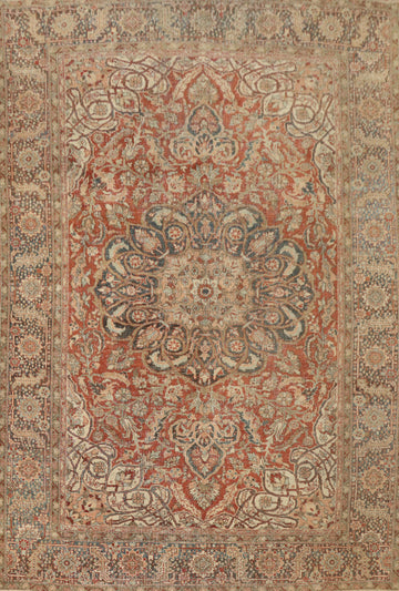 Antique Vegetable Dye Bakhtiari Persian Area Rug 9x12