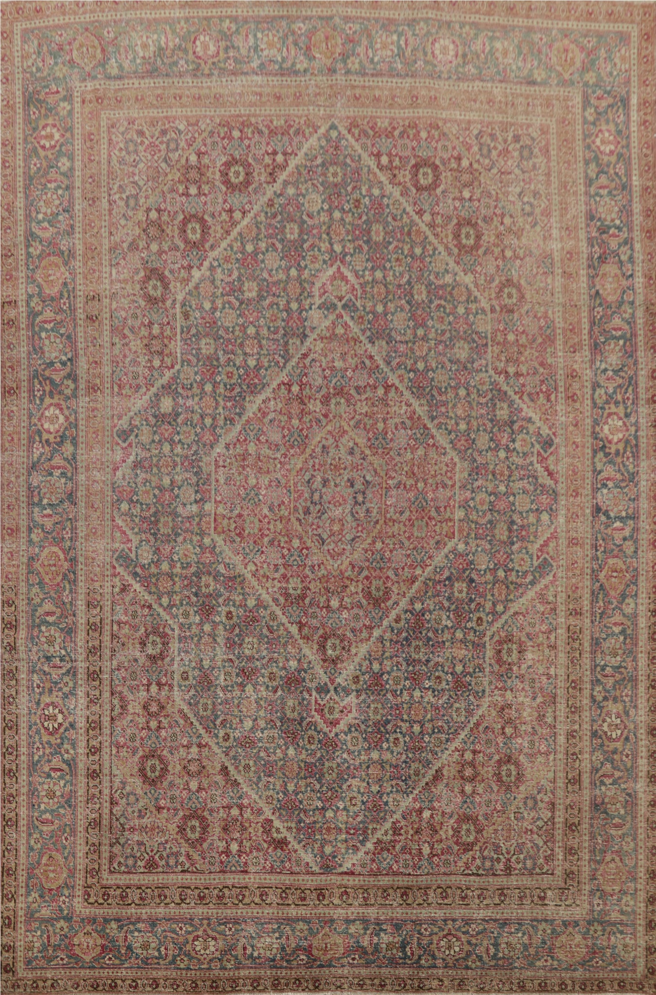 Antique Vegetable Dye Tabriz Persian Area Rug 8x11