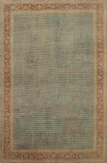 Antique Vegetable Dye Mahal Persian Area Rug 9x11