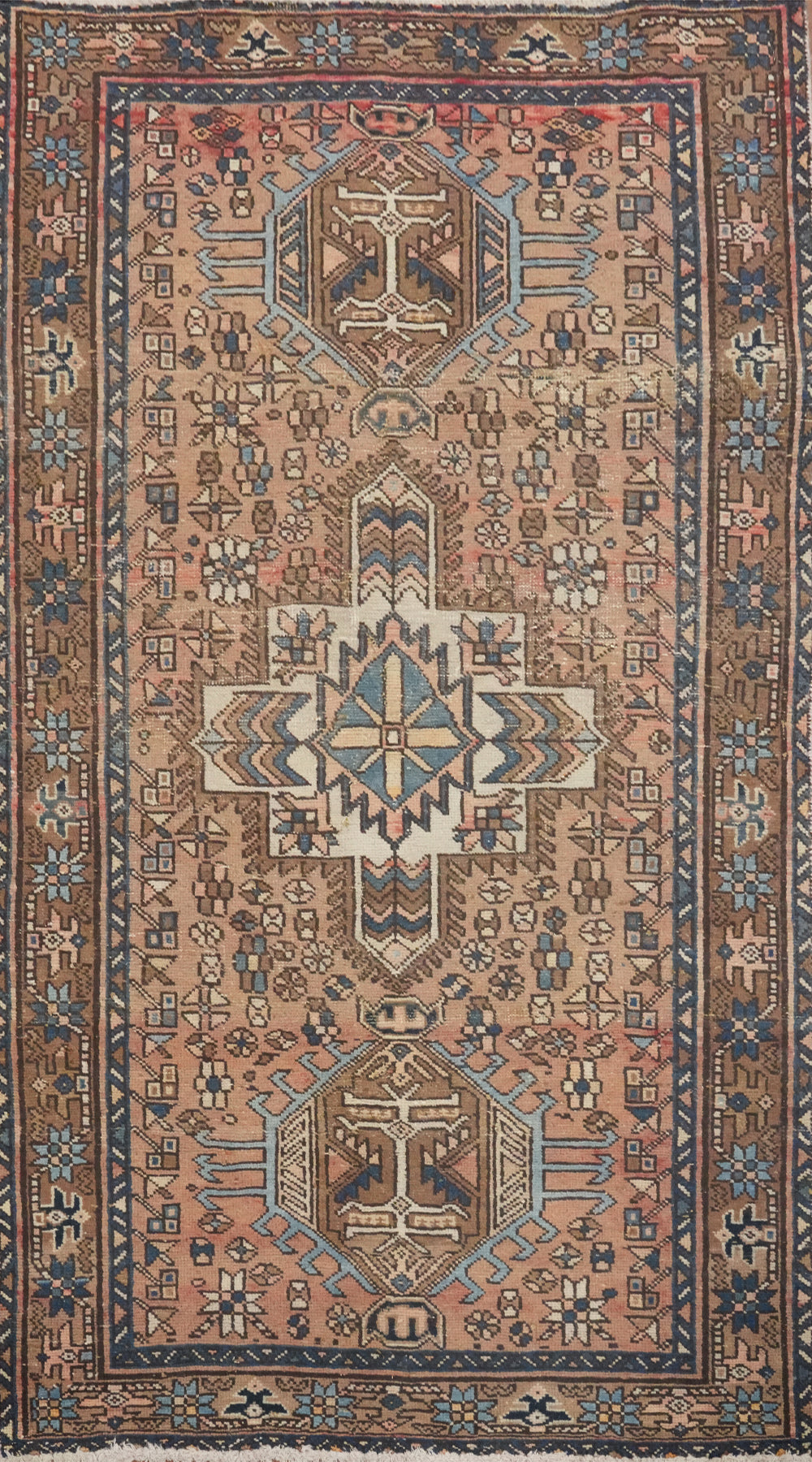 Tribal Geometric Gharajeh Persian Rug 3x5