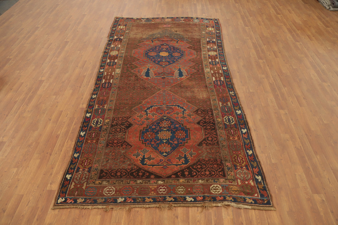 Pre-1900 Antique Vegetable Dye Afshar Persian Area Rug 6x11