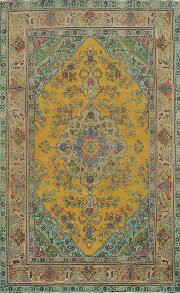 Traditional Wool Tabriz Persian Area Rug 7x10
