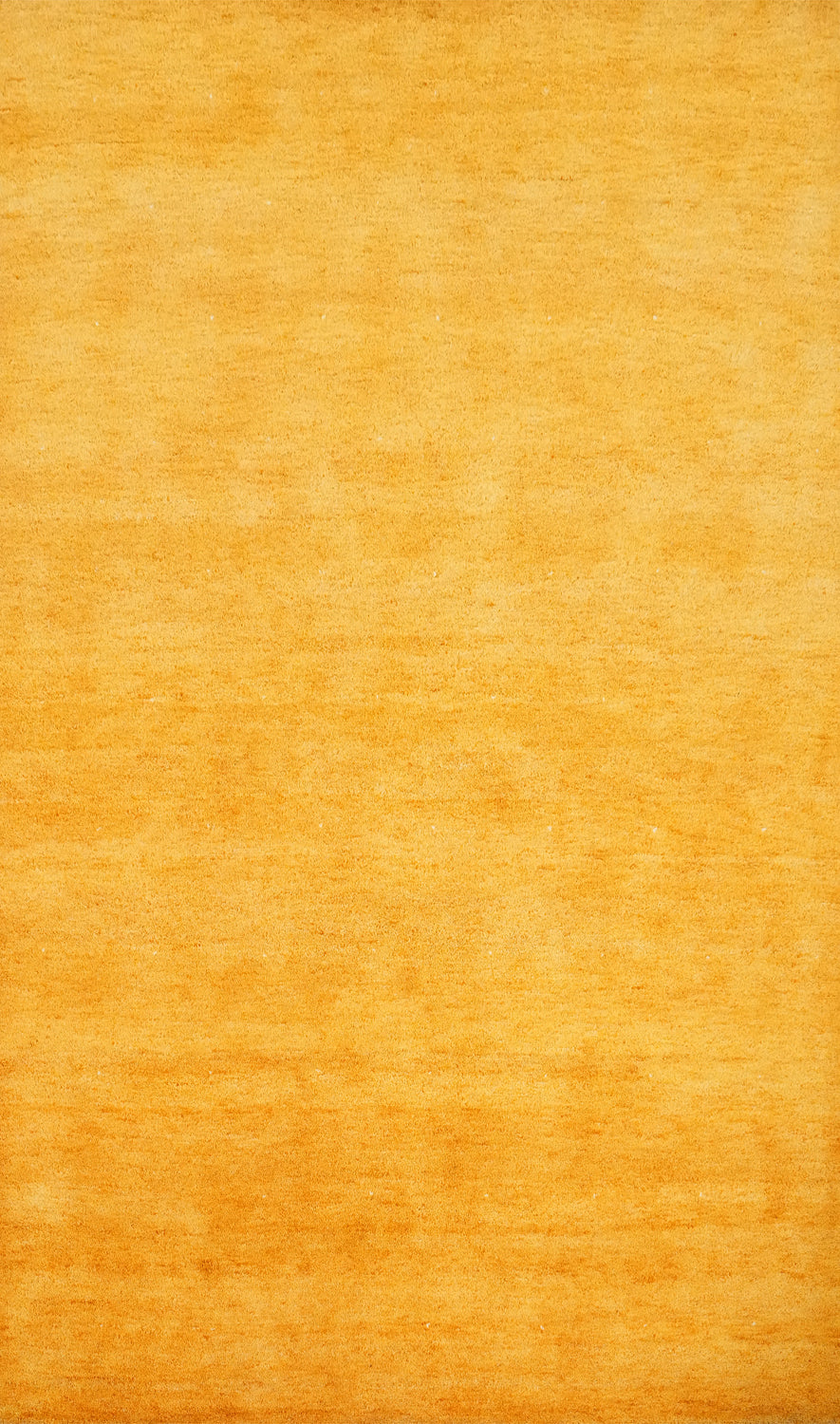 Warm Golden Glow: Elegant Yellow Gabbeh Area Rug 6x9