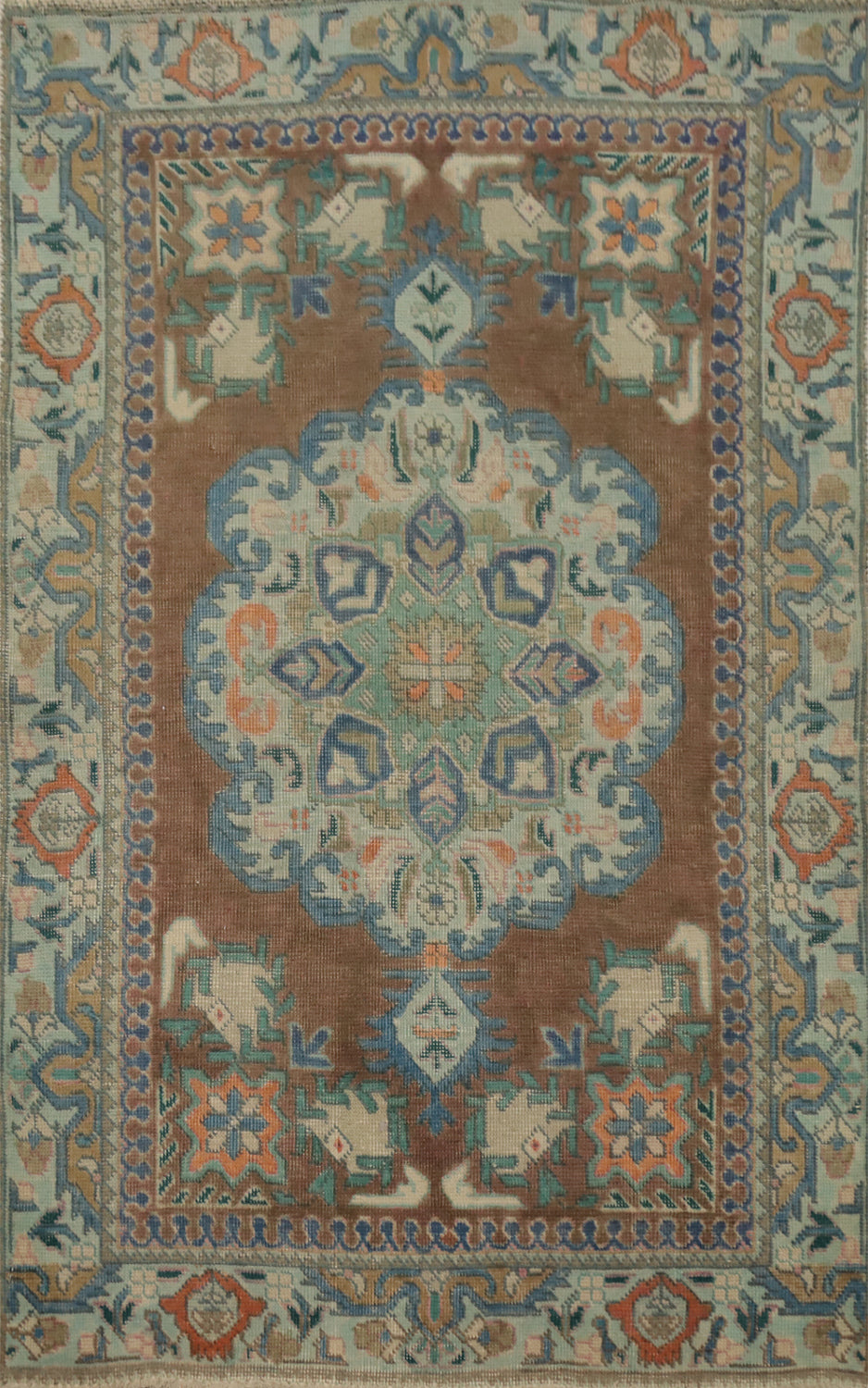 Traditional Wool Medallion Tabriz Persian Rug 3x5
