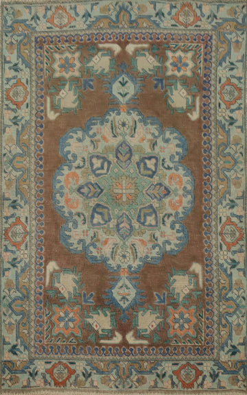 Traditional Wool Medallion Tabriz Persian Rug 3x5