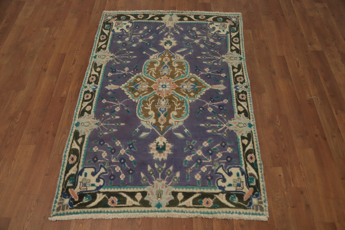 Handmade Wool Tabriz Persian Rug 3x5