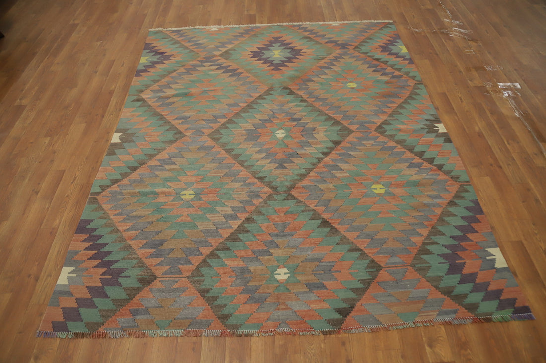 Vegetable Dye Kilim Turkish Rug 5x7
