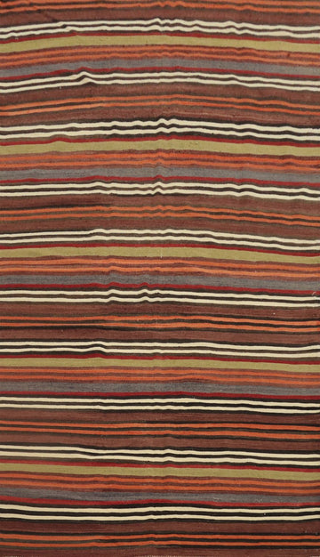 Vegetable Dye Kilim Turkish Area Rug 5x9