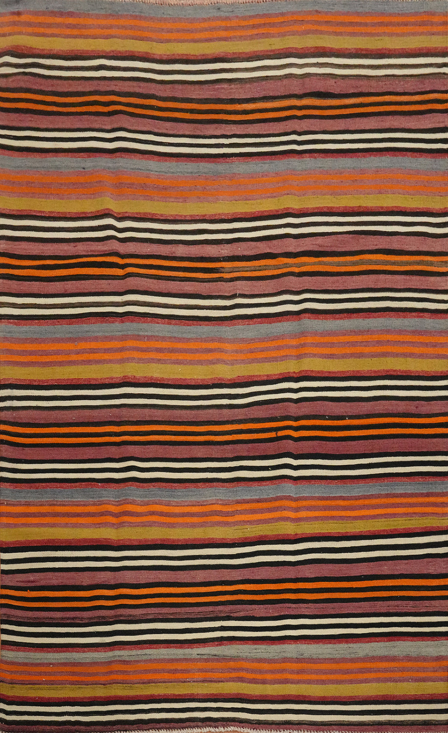 Vegetable Dye Kilim Turkish Area Rug 5x8