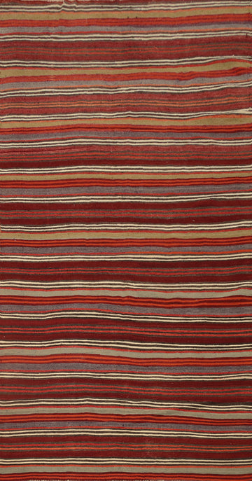 Vegetable Dye Kilim Turkish Area Rug 5x10