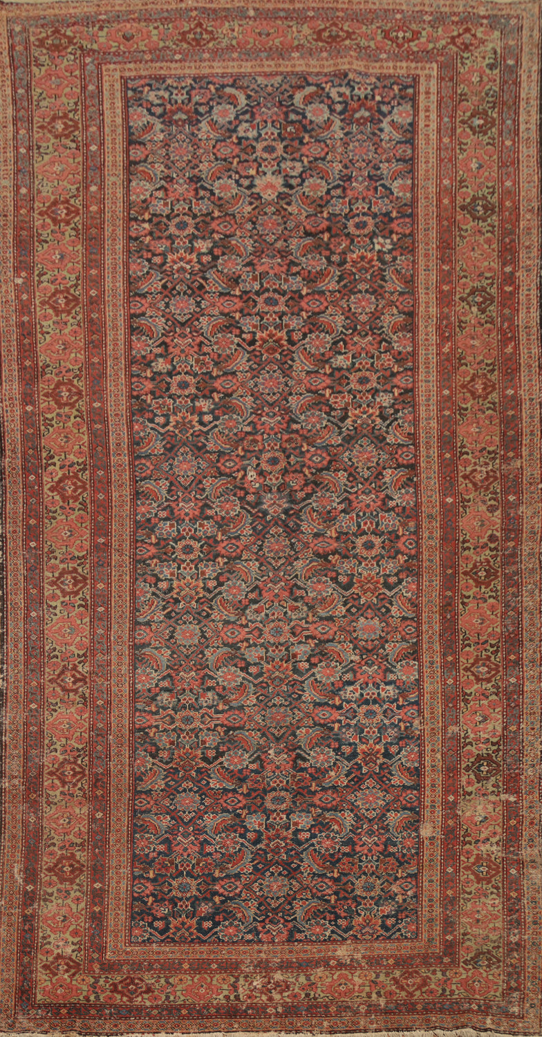 Pre-1900 Antique Vegetable Dye Sultanabad Persian Area Rug 6x13
