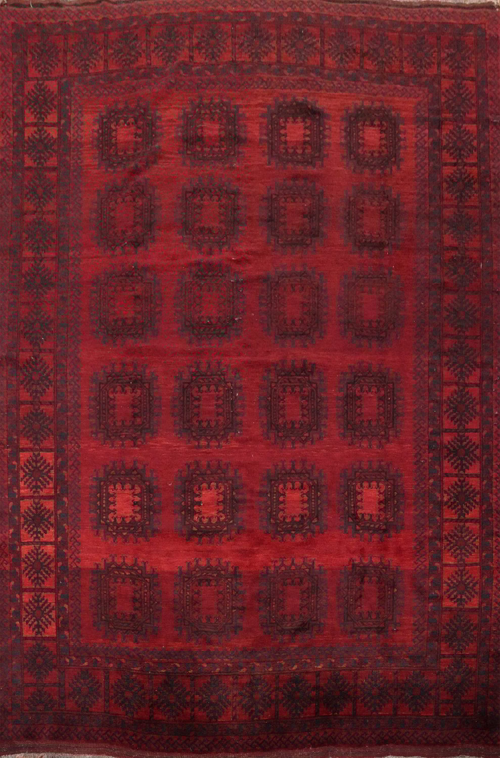 Handmade Geometric Balouch Oriental Area Rug 9x11
