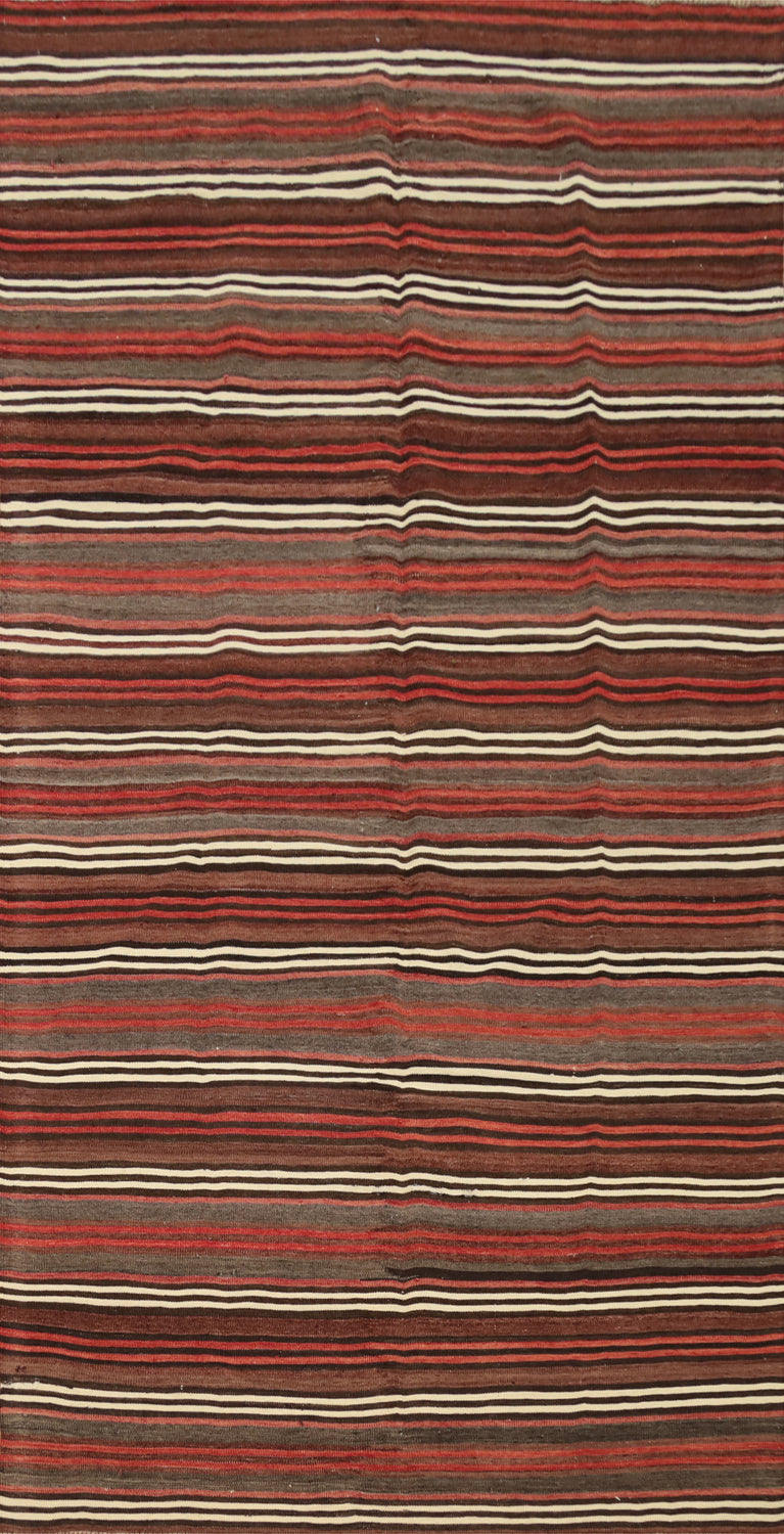 Vegetable Dye Kilim Turkish Area Rug 5x10