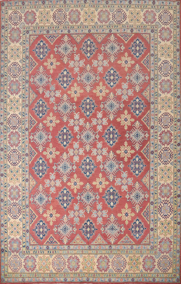 Vegetable Dye Kazak Large Area Rug 9x12