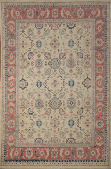 Handmade Kazak Vegetable Dye Area Rug 9x12