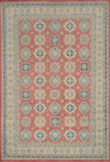 Vegetable Dye Kazak Large Area Rug 9x12