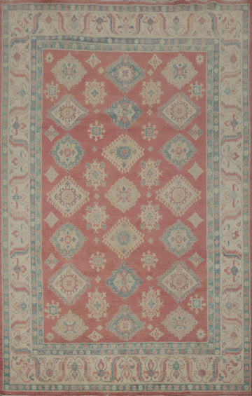 Vegetable Dye Kazak Oriental Area Rug 9x11