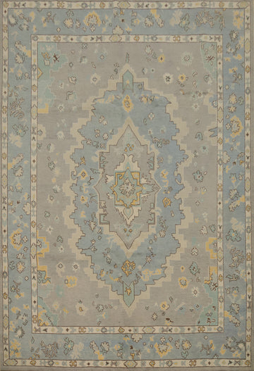 Vegetable Dye Oushak Oriental Area Rug 8x10
