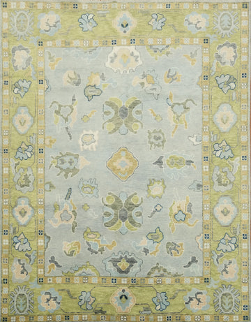 Traditional Handcrafted Rug with Floral Designs 8x10