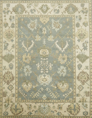 9'x12' Classic Persian-Style Rug with Muted Tones and Intricate Design