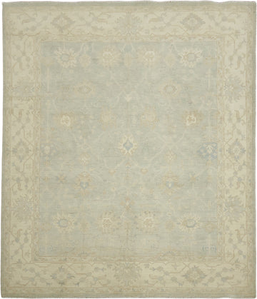 Floral Wool Traditional Oushak Area Rug 8x10
