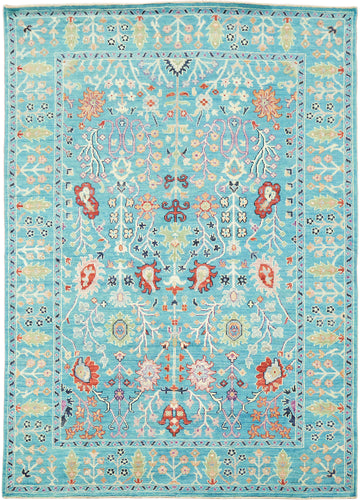 Traditional Oushak Wool Area Rug 6x9