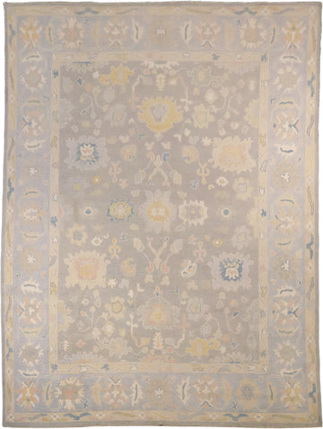 Oushak Turkish Wool Area Rug 9x12