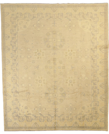 Outstanding Geometric Wool Oriental Oushak Turkish Area Rug 8x10