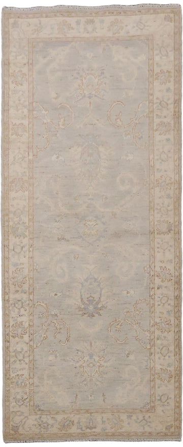 Mute Top Quality Wool Oushak Turkish Runner Rug 3x7