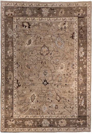 Oushak Turkish Oriental Wool Area Rug 9x13