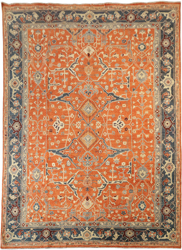 Outstanding! Wool Oushak Turkish Vegetable Dye Oriental  Large Rug 10x14