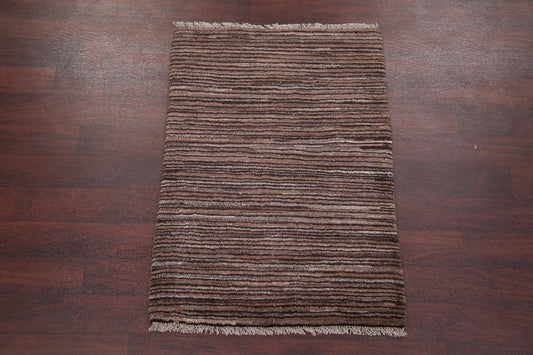 Striped Modern 3x4 Gabbeh Zolanvari Persian Area Rug