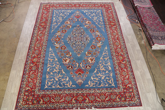 Floral 10x14 Kashan Persian Area Rug