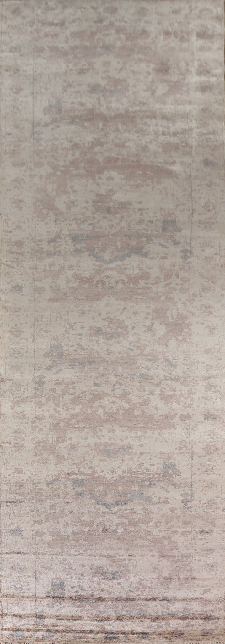 100% Silk Indo Heriz Large Oriental Rug 7x31