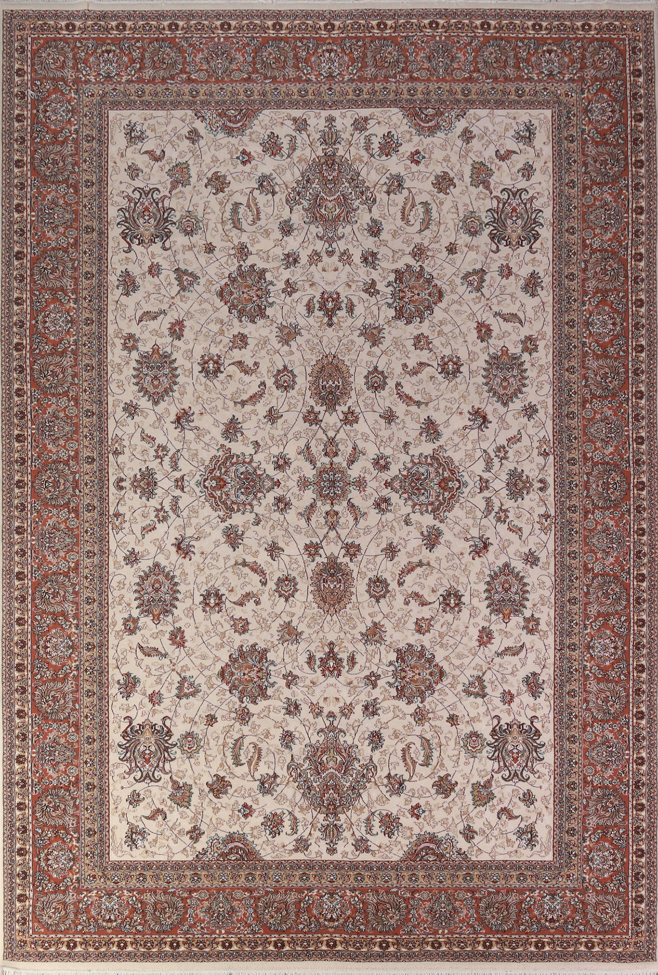 Floral Tabriz Persian Area Rug 8x12