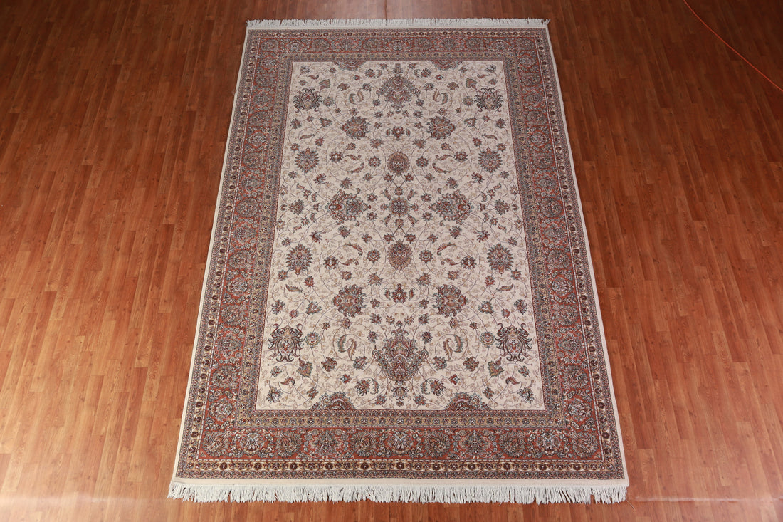 Floral Tabriz Persian Area Rug 8x12