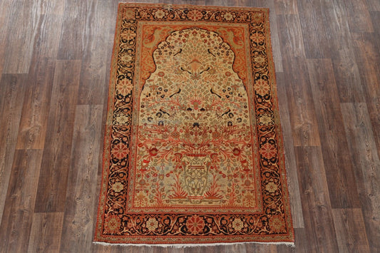 4x7 Kashan Mohtashem Persian Area Rug