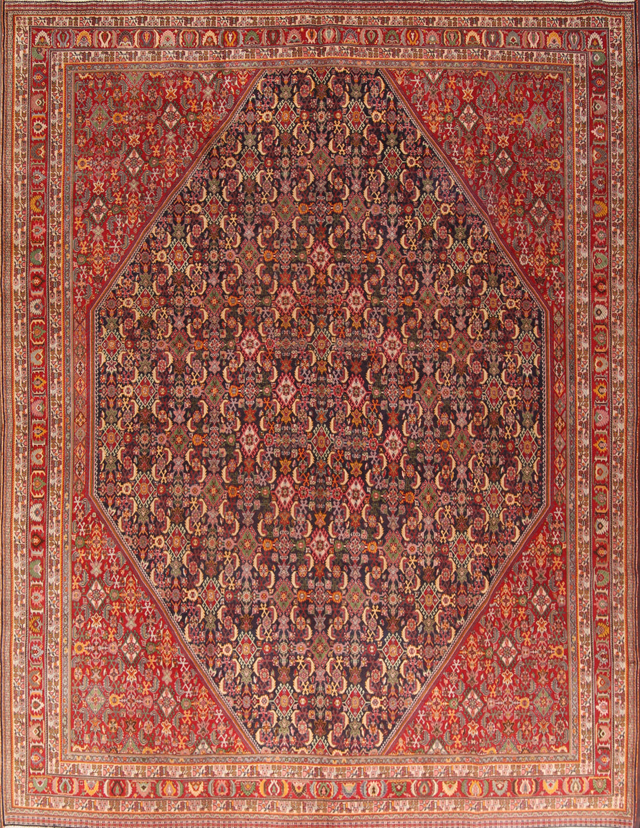 Geometric Kashkoli Shiraz Persian Area Rug 10x13
