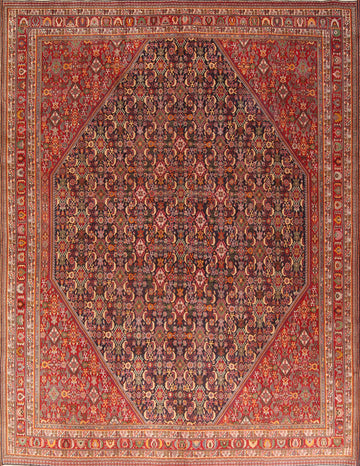 Geometric Kashkoli Shiraz Persian Area Rug 10x13