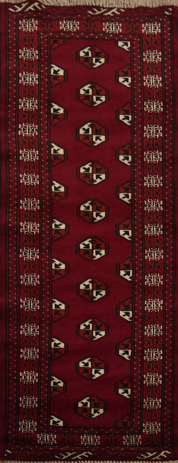Geometric Balouch Persian Runner Rug 2x6